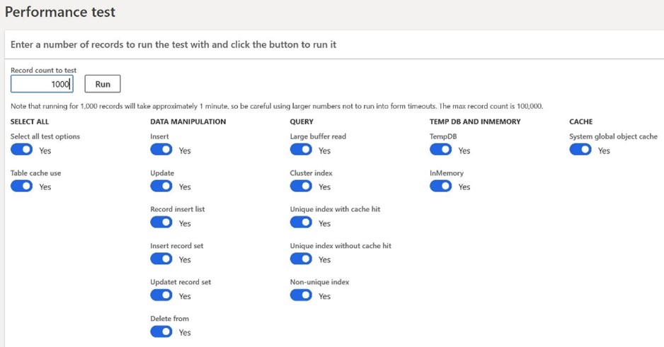How to set up this application performance – Part 4 – D365FOAdviceTips