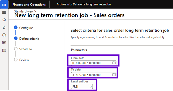Archiving Dynamics 365 Finance Sales orders Guide – D365FOAdviceTips